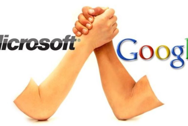 microsoft google dispute