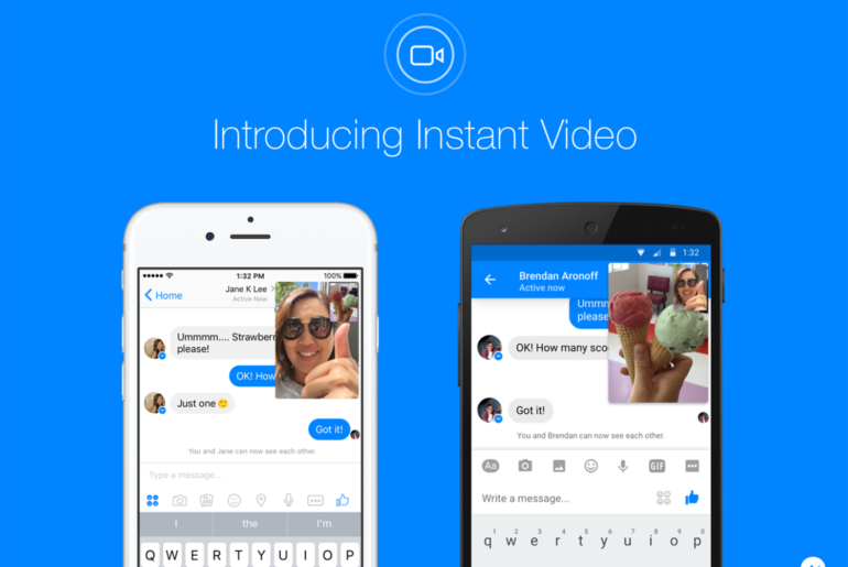 Instant Video llega a Facebook Messenger